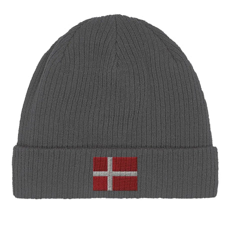 Bonnet en coton Drapeau du Danemark - Pixelforma 