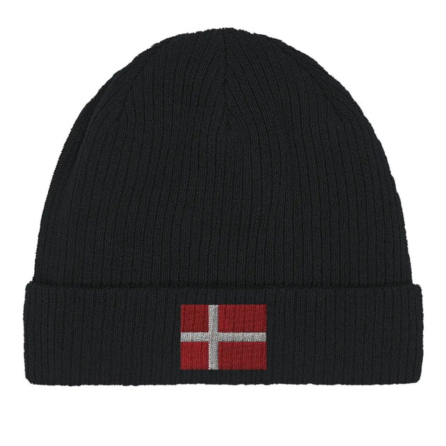 Bonnet en coton Drapeau du Danemark - Pixelforma 