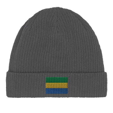 Bonnet en coton Drapeau du Gabon - Pixelforma 