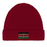 Bonnet en coton Drapeau du Kenya - Pixelforma 