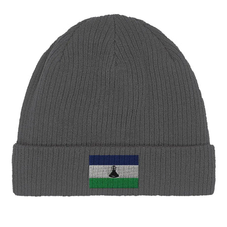 Bonnet en coton Drapeau du Lesotho - Pixelforma 