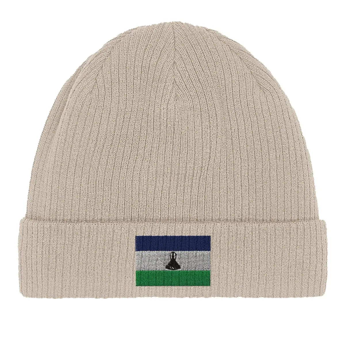Bonnet en coton drapeau du lesotho - pixelformaflag