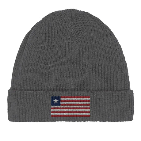 Bonnet en coton Drapeau du Liberia - Pixelforma 