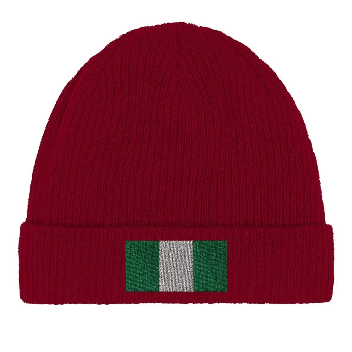 Bonnet en coton Drapeau du Nigeria - Pixelforma 