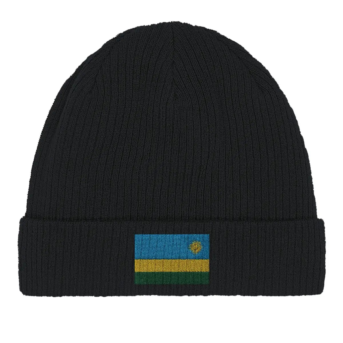 Bonnet en coton Drapeau du Rwanda - Pixelforma 