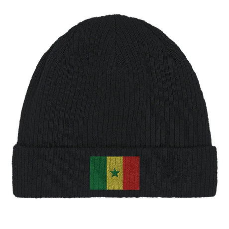 Bonnet en coton Drapeau du Sénégal - Pixelforma 