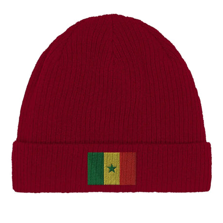 Bonnet en coton Drapeau du Sénégal - Pixelforma 