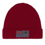 Bonnet en coton drapeau territoire britannique broderie