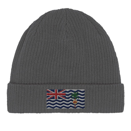 Bonnet en coton drapeau territoire britannique broderie