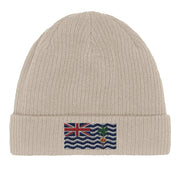 Bonnet en coton drapeau territoire britannique broderie