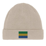 Bonnet en coton gabon broderie respirabilité optimale