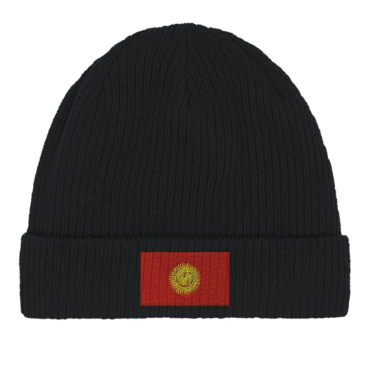 Bonnet kirghizistan coton naturel broderie respirabilité
