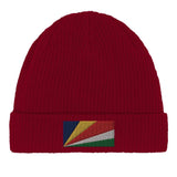 Bonnet seychelles coton broderie respirabilité optimale