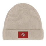 Bonnet tunisie coton naturel broderie usage quotidien