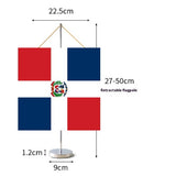 Fanion Table Drapeau République dominicaine en Polyester
