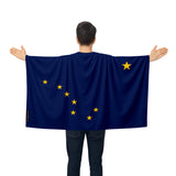 Cape drapeau alaska en polyester léger à enfiler