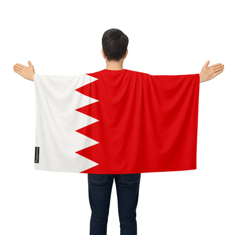 Cape drapeau bahreïn polyester léger à enfiler événement