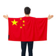 Cape drapeau chine polyester léger usage événements sportifs