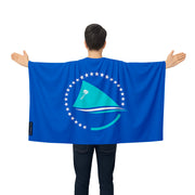 Cape drapeau communauté du pacifique polyester léger