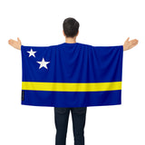 Cape drapeau curaçao polyester léger pour événements sportifs