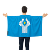 Cape drapeau états indépendants polyester léger à enfiler