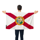 Cape drapeau floride polyester léger usage événements sportifs