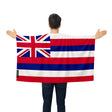 Cape drapeau hawaï polyester léger à enfiler événements