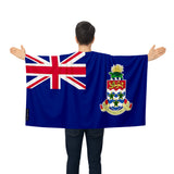 Cape drapeau îles caïmans polyester léger à enfiler
