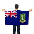 Cape drapeau îles vierges britanniques polyester léger