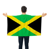 Cape drapeau jamaïque polyester léger pour événements sportifs