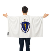 Cape drapeau massachusetts polyester léger à enfiler