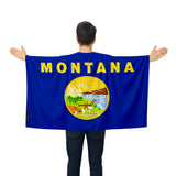 Cape drapeau montana polyester léger pour événements sportifs