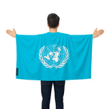 Cape drapeau nations unies polyester léger à enfiler