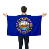Cape drapeau new hampshire polyester léger à enfiler
