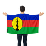 Cape drapeau nouvelle-calédonie polyester pour événements sportifs