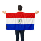 Cape drapeau paraguay polyester léger pour événements sportifs