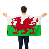 Cape drapeau pays de galles polyester léger à enfiler