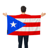 Cape drapeau porto rico polyester léger à enfiler