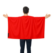 Cape drapeau rouge france polyester léger à enfiler