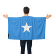Cape drapeau somalie polyester léger pour événements sportifs