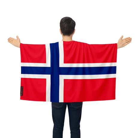 Cape drapeau svalbard jan mayen en polyester pour événements