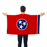Cape drapeau tennessee polyester léger pour événements sportifs