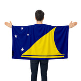 Cape drapeau tokelau polyester léger pour événements sportifs