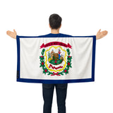 Cape drapeau virginie-occidentale polyester pour événements