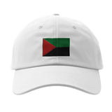 Casquette coton martinique broderie drapeau matériau durable