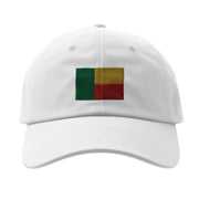 Casquette drapeau bénin coton brodée aux couleurs vives