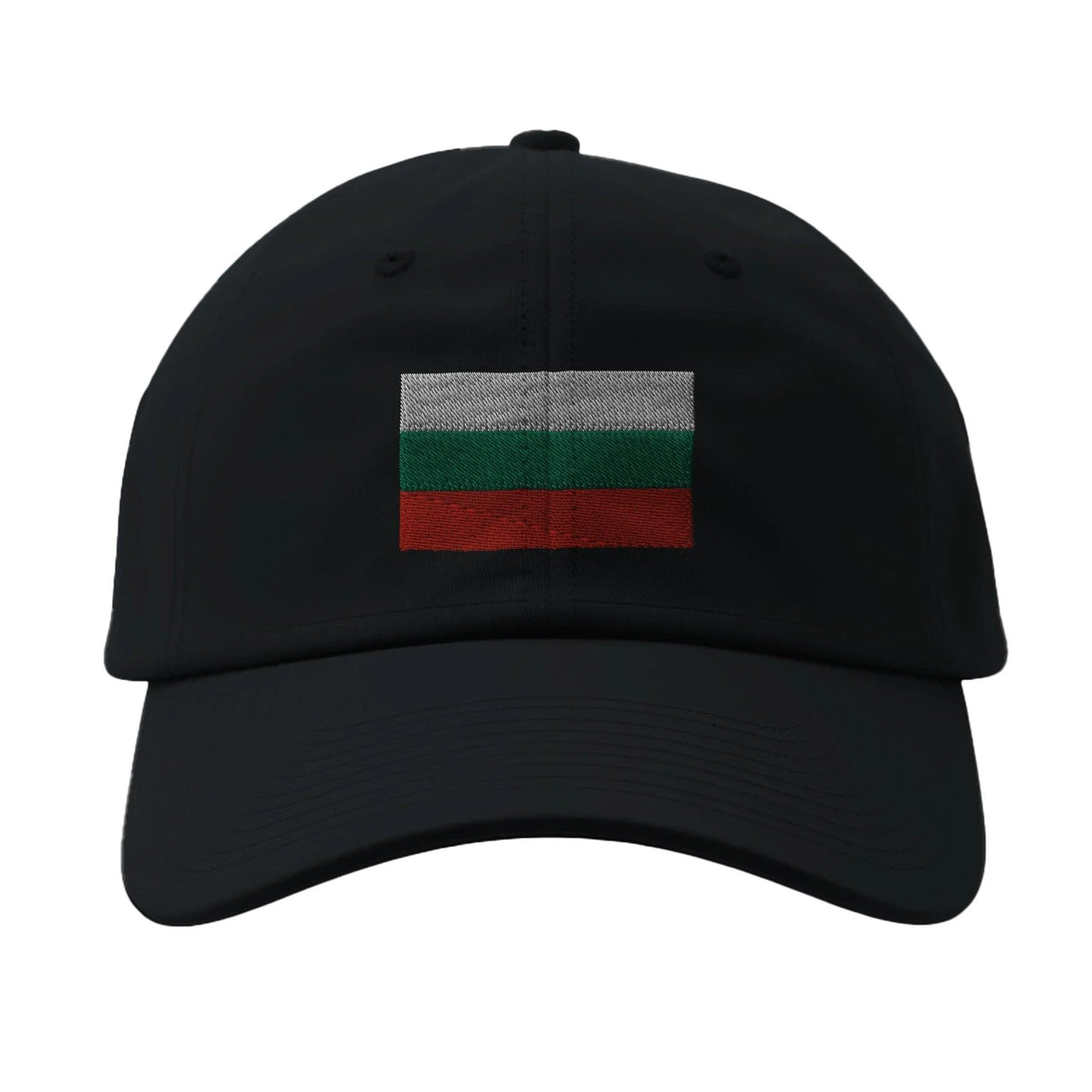Casquette drapeau bulgarie coton broderie usage extérieur