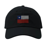 Casquette drapeau chili coton brodée au design épuré
