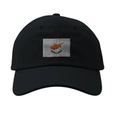 Casquette drapeau chypre coton broderie usage quotidien