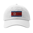 Casquette drapeau corée du nord coton broderie durable